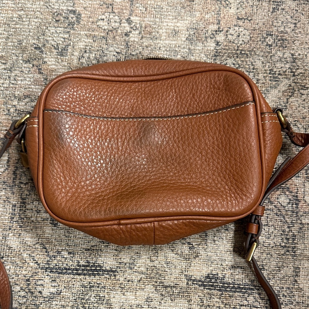 J. Crew Tan Leather Crossbody Bag - Picture 6 of 12